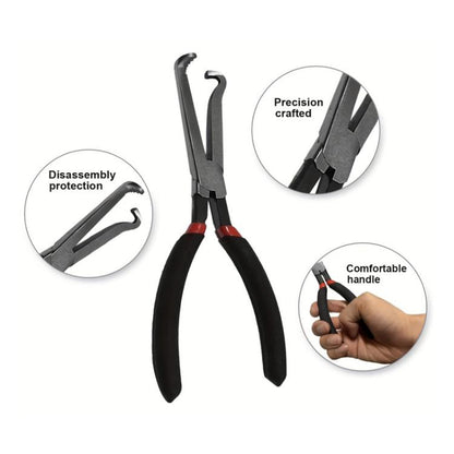 Car Wire Harness Plug Unplugging Plier Fuel Line And Electrical Disconnect Plier Hose Removal, Style: Bent Nozzle - Hand Tool Sets by buy2fix | Online Shopping UK | buy2fix