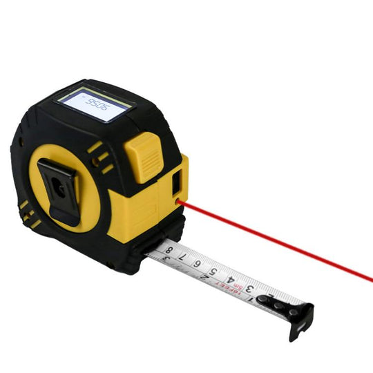 2 in 1 Rechargeable Infrared Laser Rangefinder + 5m Measuring Tape, Specifications: Laser 40m
