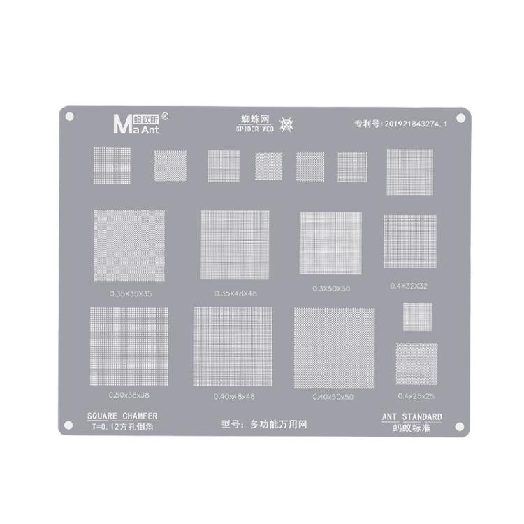 MaAnt Multifunctional Universal Net High Temperature 0.3/0.35/0.4/0.5 Pitch Square Hole Round Corner Multi-purpose Wire Mesh - Repair Platform by MaAnt | Online Shopping UK | buy2fix