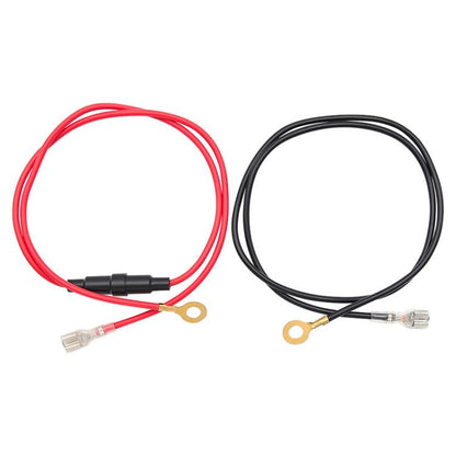 10A 60cm Plug-In Spring O-Type Terminal Power Cable Car Charger Modification Wiring Harness(Red+Black) - DIY Cables by buy2fix | Online Shopping UK | buy2fix