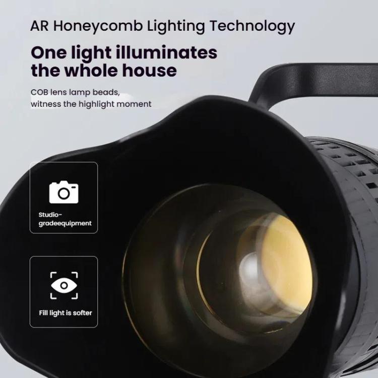 275W 102 LEDs Spotlight Portrait Photography Fill Light Adjustable Focus Triple Color Temperature,US Plug - Selfie Light by buy2fix | Online Shopping UK | buy2fix