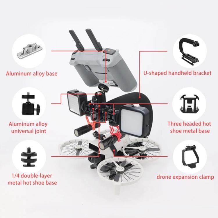For DJI Mavic 3 / Mavic 3 Pro CQT  U-shape Handheld Stabilizer Kit For Cinematic Shots, Wedding Videography & Daily Vlogging - Holder Series by CQT | Online Shopping UK | buy2fix