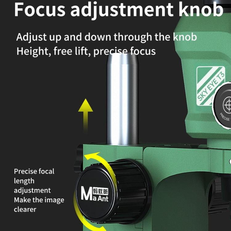 MaAnt T3 Trinocular Stereo Microscope Optical Cell Phone Repair HD Electronic Circuit Board Microscope - Microscope Magnifier Series by MaAnt | Online Shopping UK | buy2fix