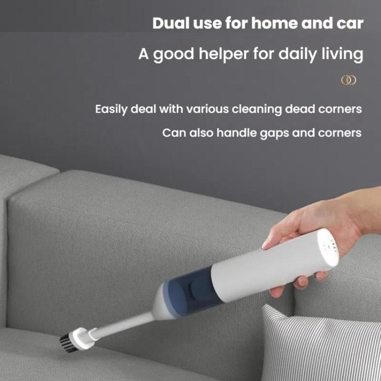 Portable Wireless Car Vacuum Cleaner Small Chargeable Handheld Wet / Dry Large Suction Household Vacuum Cleaner(White) - Vacuum Cleaner by buy2fix | Online Shopping UK | buy2fix