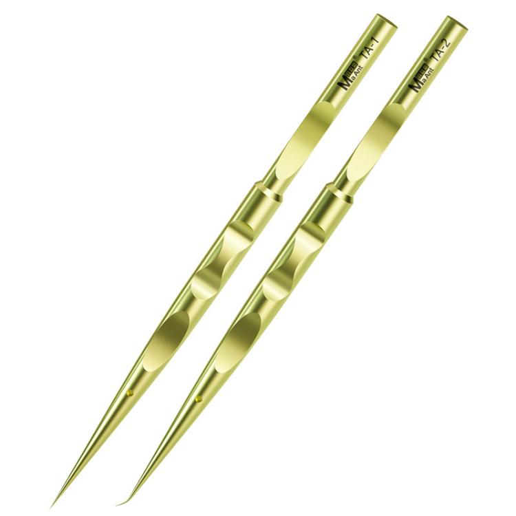 MaAnt Titanium Tweezers Antistatic Small Clip Bird Nest Hair Picking Pink Prick Clip Repair Tool(Straight) - Tweezers by MaAnt | Online Shopping UK | buy2fix