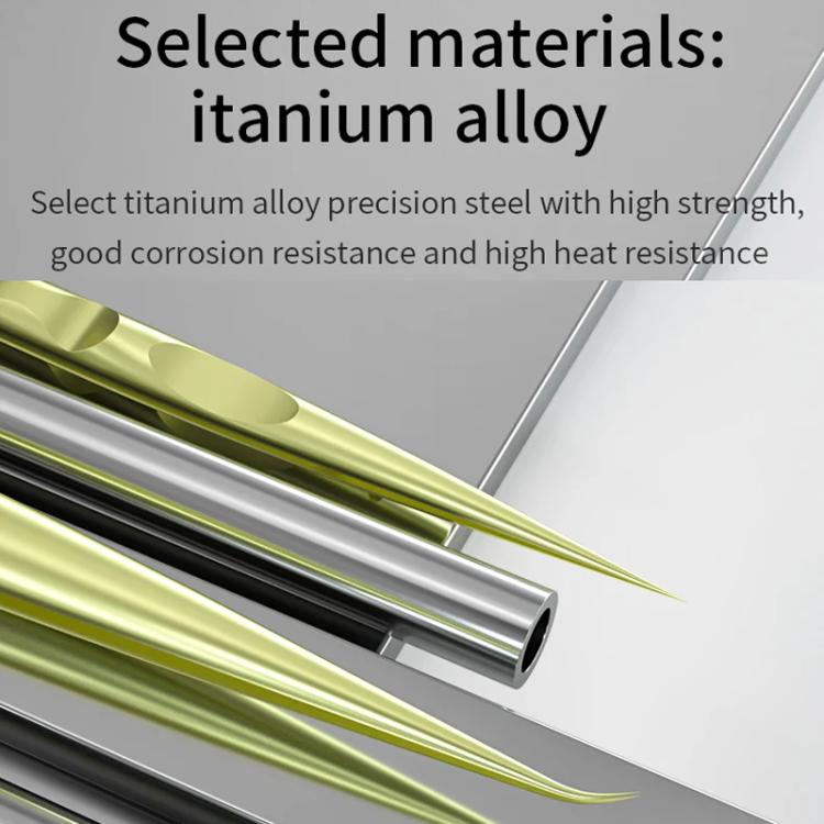 MaAnt Titanium Tweezers Antistatic Small Clip Bird Nest Hair Picking Pink Prick Clip Repair Tool(Straight) - Tweezers by MaAnt | Online Shopping UK | buy2fix