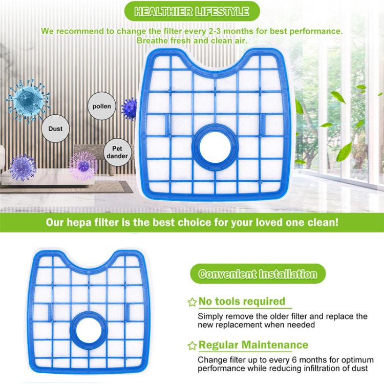 For Philips FC8710 8700 8705 8715  Robot Vacuum Cleaner Filter Replacement Parts - For Philips Accessories by buy2fix | Online Shopping UK | buy2fix