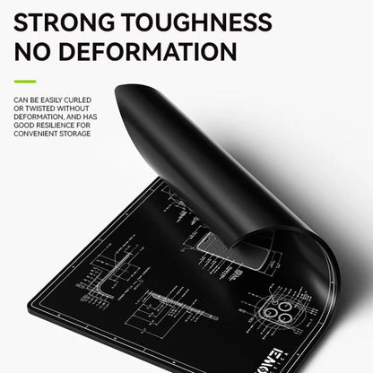 LUOWEI M3 27 inch Cell Phone Computer Repair Workbench Heat Insulation Mat High Temperature Resistant Odorless Silicone Mat - Working Mat by LUOWEI | Online Shopping UK | buy2fix