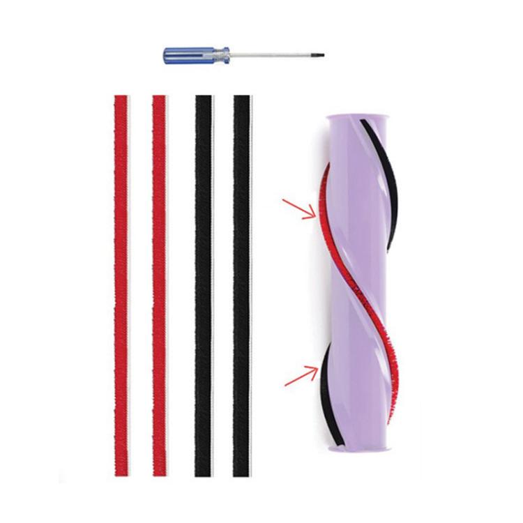 1set 674 Thin Rolling Brush Plush Strips For Dyson Vacuum Cleaner V7 / V8 / V10 / V11 Direct Drive Brush Head - For Dyson Accessories by buy2fix | Online Shopping UK | buy2fix