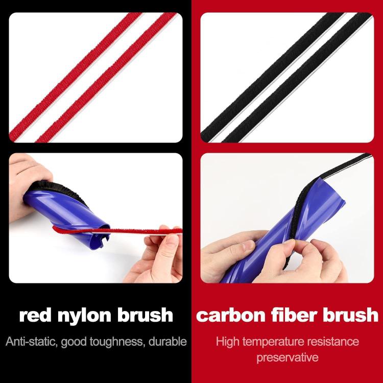 1set 571 Wide  Rolling Brush Plush Strips For Dyson Vacuum Cleaner V7 / V8 / V10 / V11 Direct Drive Brush Head - For Dyson Accessories by buy2fix | Online Shopping UK | buy2fix