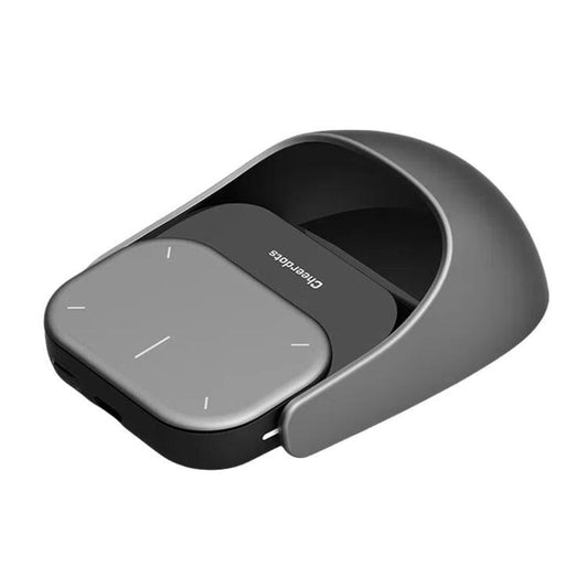 Cheerdots 2 Smart Magnetic Split Air Mouse Wireless Charging Bluetooth Dual Mode Mouse, Color: Dark Grey Basic - Wireless Mice by Cheerdots | Online Shopping UK | buy2fix