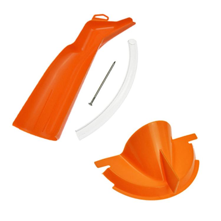 3pcs / Set For Harley Motorcycle Multifunctional Waste Oil Diverter Plastic Funnel(Orange) - Others by buy2fix | Online Shopping UK | buy2fix
