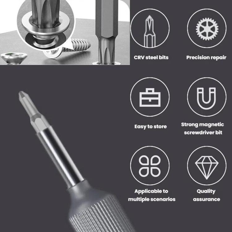 27 In 1 Dual Bits Precision Screwdriver Tool Kit Mini Mobile Phone Computer Eyeglasses Repair Tool(ABS Shell) - Screwdriver Set by buy2fix | Online Shopping UK | buy2fix