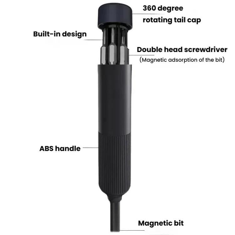 27 In 1 Dual Bits Precision Screwdriver Tool Kit Mini Mobile Phone Computer Eyeglasses Repair Tool(ABS Shell) - Screwdriver Set by buy2fix | Online Shopping UK | buy2fix