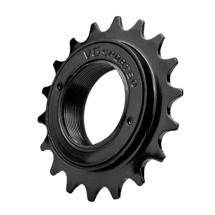 VG SPORTS Stroller Scooter Bicycle Single Speed Flywheel, Style: 18T Black - Guide wheels by buy2fix | Online Shopping UK | buy2fix