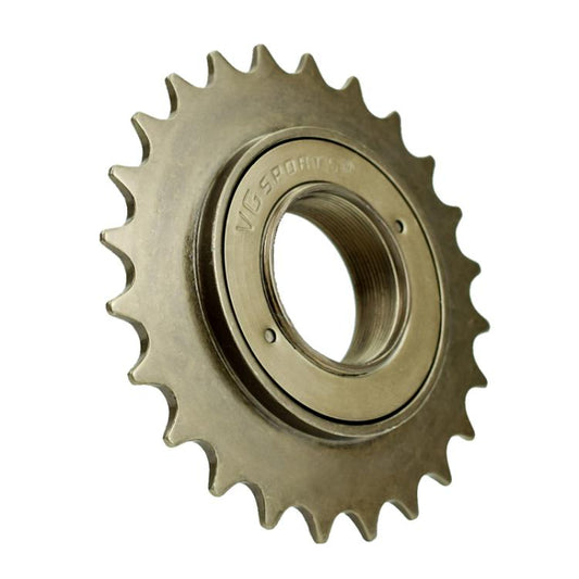 VG SPORTS Stroller Scooter Bicycle Single Speed Flywheel, Style: 24T Brown - Guide wheels by buy2fix | Online Shopping UK | buy2fix