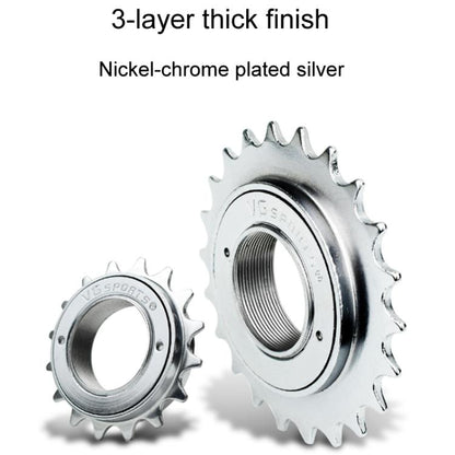 VG SPORTS Stroller Scooter Bicycle Single Speed Flywheel, Style: 22T Silver - Guide wheels by buy2fix | Online Shopping UK | buy2fix
