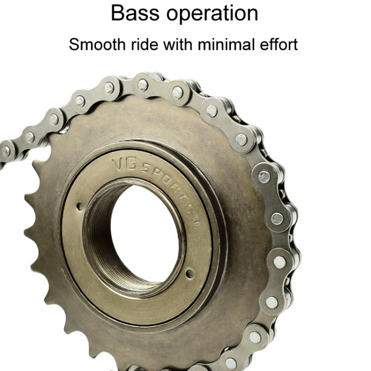 VG SPORTS Stroller Scooter Bicycle Single Speed Flywheel, Style: 20T Brown - Guide wheels by buy2fix | Online Shopping UK | buy2fix