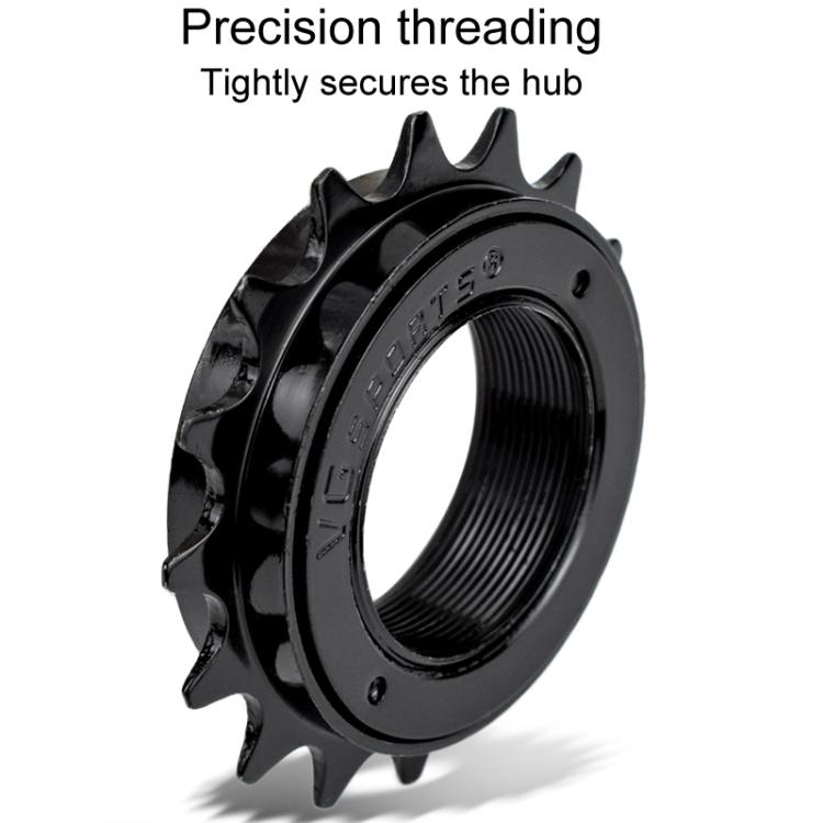 VG SPORTS Stroller Scooter Bicycle Single Speed Flywheel, Style: 16T Silver - Guide wheels by buy2fix | Online Shopping UK | buy2fix