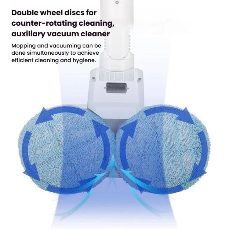 Electric Mop Head With Water Tank for Xiaomi Dreame / Dyson Handheld Vacuum Cleaner Wide  6 Gray Rags - For Xiaomi Accessories by buy2fix | Online Shopping UK | buy2fix