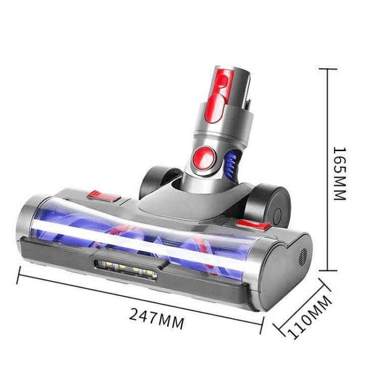 For Dyson V7 V8 V10 V11 V15 Vacuum Cleaner Double Roller Direct Drive Brush Head with LED Light(A5) - For Dyson Accessories by buy2fix | Online Shopping UK | buy2fix