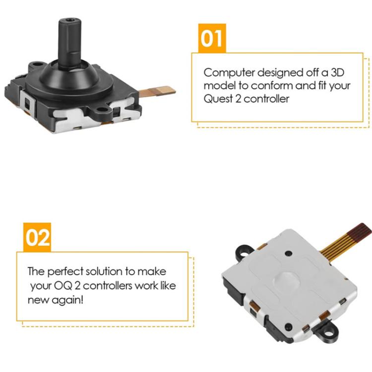 14 In 1 4pcs Joystick Type For Meta Quest 2 Repair Tool Set Handle Joystick Replacement Parts -  by buy2fix | Online Shopping UK | buy2fix