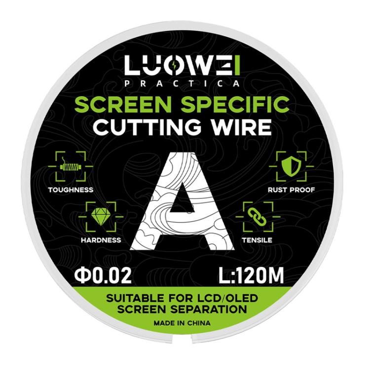 LUOWEI 120M Cell Phone LCD Screen Separation Line High Hardness Cutting Diamond Wire, Spec: A 0.02mm - Crowbar by LUOWEI | Online Shopping UK | buy2fix