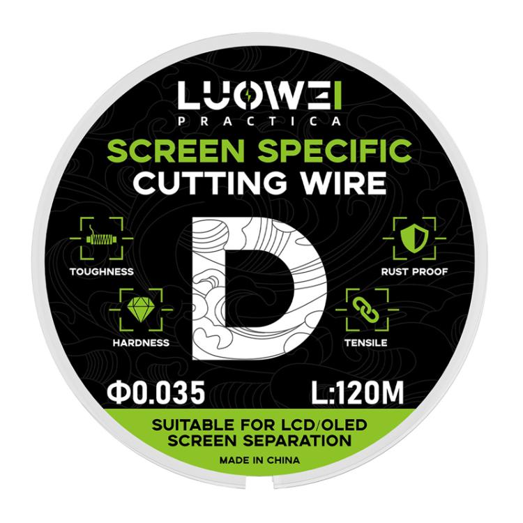 LUOWEI 120M Cell Phone LCD Screen Separation Line High Hardness Cutting Diamond Wire, Spec: D 0.035mm - Crowbar by LUOWEI | Online Shopping UK | buy2fix