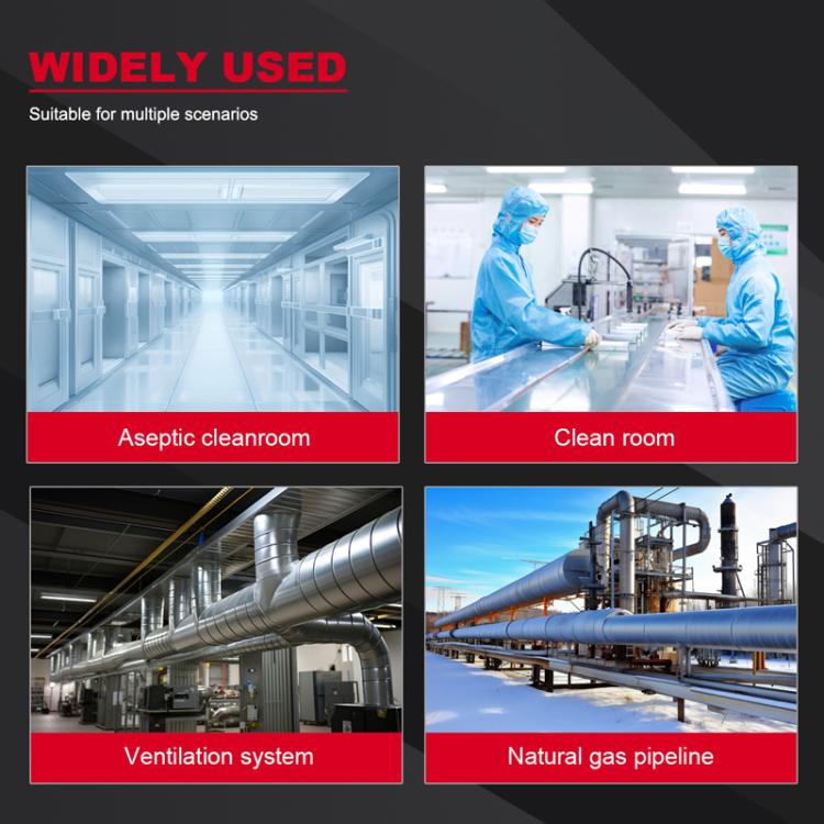 HABOTEST HT636 Highly Precision Differential Pressure Gauge Digital Micropressure Tester - Current & Voltage Tester by HABOTEST | Online Shopping UK | buy2fix