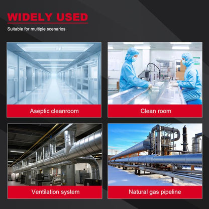 HABOTEST HT636 Highly Precision Differential Pressure Gauge Digital Micropressure Tester - Current & Voltage Tester by HABOTEST | Online Shopping UK | buy2fix