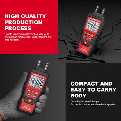 HABOTEST HT636 Highly Precision Differential Pressure Gauge Digital Micropressure Tester - Current & Voltage Tester by HABOTEST | Online Shopping UK | buy2fix