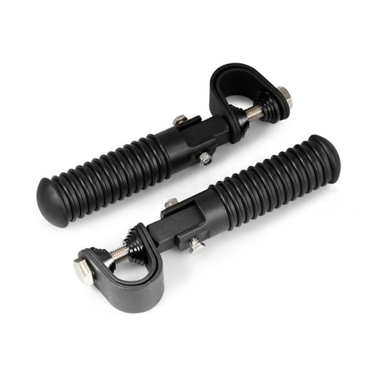 For Harley Motorcycle Modification Collapsible Footpegs Foot Guard Spike Mounted Pedals(Black) - Others by buy2fix | Online Shopping UK | buy2fix