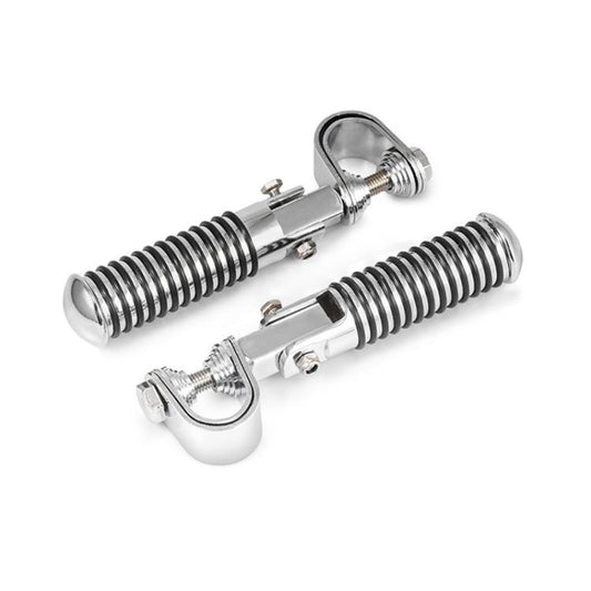For Harley Motorcycle Modification Collapsible Footpegs Foot Guard Spike Mounted Pedals(Electroplating) - Others by buy2fix | Online Shopping UK | buy2fix