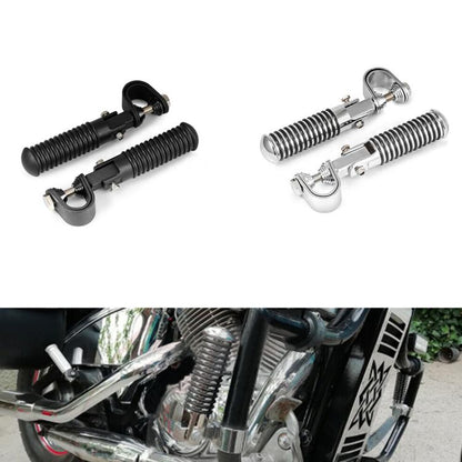 For Harley Motorcycle Modification Collapsible Footpegs Foot Guard Spike Mounted Pedals(Black) - Others by buy2fix | Online Shopping UK | buy2fix