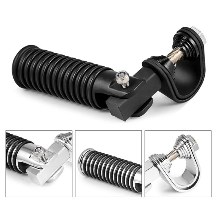 For Harley Motorcycle Modification Collapsible Footpegs Foot Guard Spike Mounted Pedals(Electroplating) - Others by buy2fix | Online Shopping UK | buy2fix