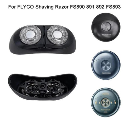 For FLYCO Shaving Razor FS890 891 892 FS893 Replacement Blade Head Accessories, Style: 2pcs Axle Caps + Springs - Shavers Parts by buy2fix | Online Shopping UK | buy2fix