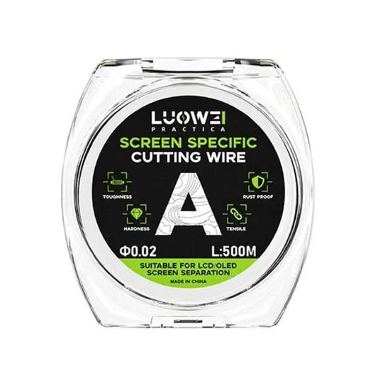 LUOWEI 500M Steel Wire Cell Phone Screen Separation Wire Cutting Wire, Spec: A 0.02mm - Crowbar by LUOWEI | Online Shopping UK | buy2fix