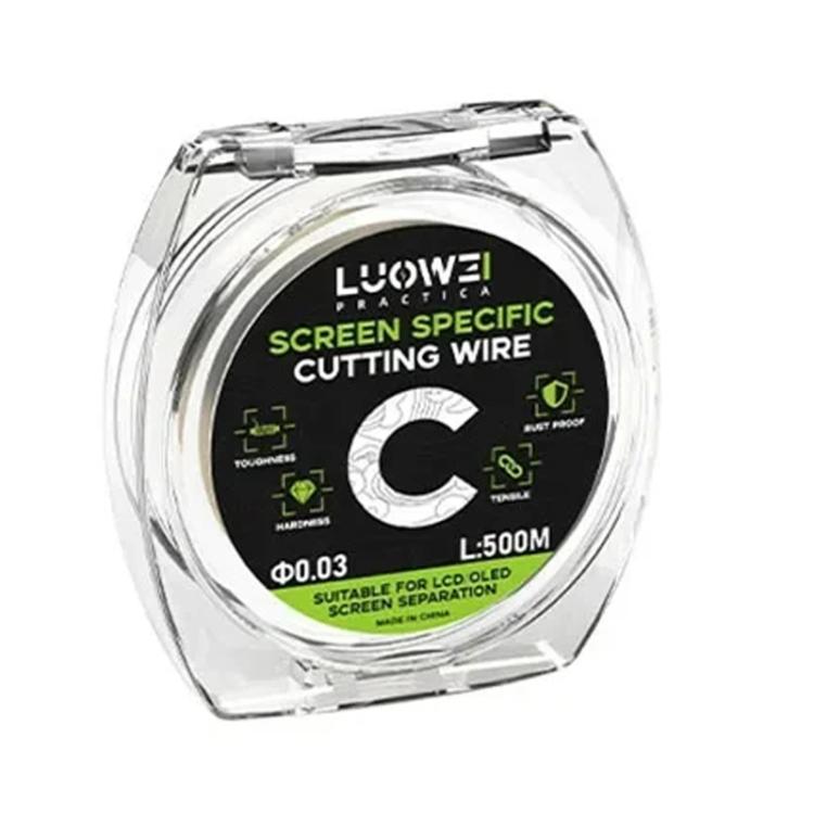 LUOWEI 500M Steel Wire Cell Phone Screen Separation Wire Cutting Wire, Spec: C 0.03mm - Crowbar by LUOWEI | Online Shopping UK | buy2fix