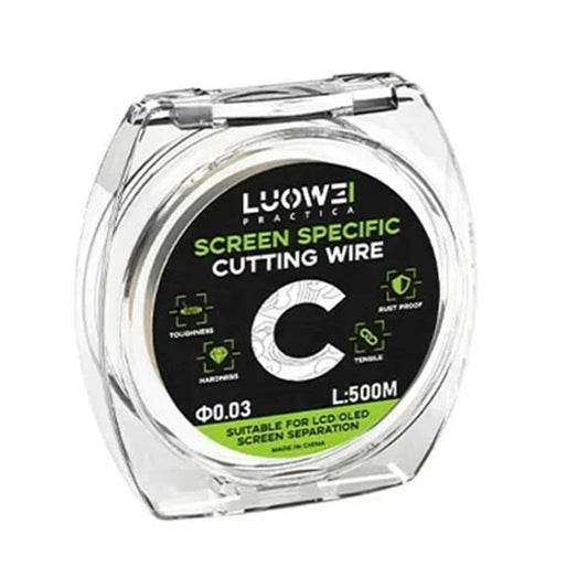 LUOWEI 500M Steel Wire Cell Phone Screen Separation Wire Cutting Wire, Spec: C 0.03mm - Crowbar by LUOWEI | Online Shopping UK | buy2fix