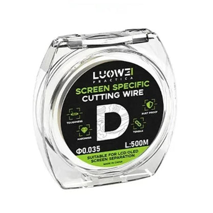 LUOWEI 500M Steel Wire Cell Phone Screen Separation Wire Cutting Wire, Spec: D 0.035mm - Crowbar by LUOWEI | Online Shopping UK | buy2fix