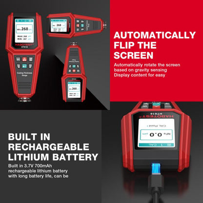 HABOTEST HT616 Car Paint Tester Paint Coating Thickness Gauge - Coating Thickness Gauge by HABOTEST | Online Shopping UK | buy2fix