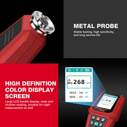 HABOTEST HT616 Car Paint Tester Paint Coating Thickness Gauge - Coating Thickness Gauge by HABOTEST | Online Shopping UK | buy2fix
