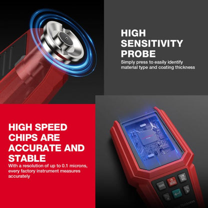 HABOTEST HT616 Car Paint Tester Paint Coating Thickness Gauge - Coating Thickness Gauge by HABOTEST | Online Shopping UK | buy2fix