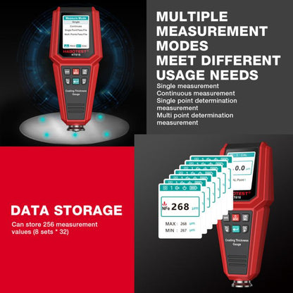 HABOTEST HT616 Car Paint Tester Paint Coating Thickness Gauge - Coating Thickness Gauge by HABOTEST | Online Shopping UK | buy2fix