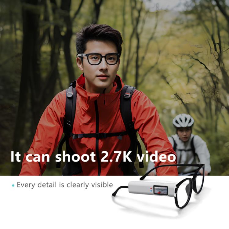HD 2.7K FPV Eyeglasses Camera 0.96 inch IPS Color Screen Convenient Shooting - Video Cameras by buy2fix | Online Shopping UK | buy2fix