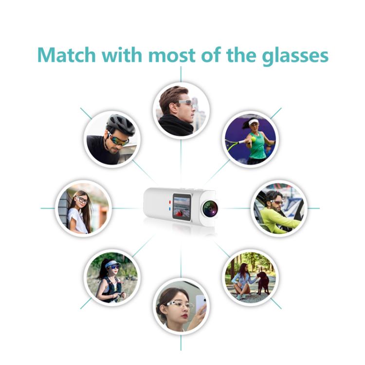 HD 2.7K FPV Eyeglasses Camera 0.96 inch IPS Color Screen Convenient Shooting - Video Cameras by buy2fix | Online Shopping UK | buy2fix