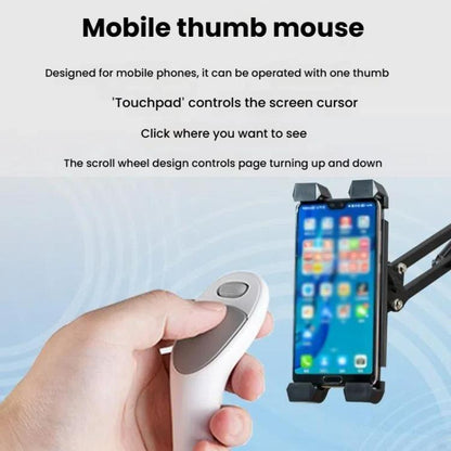 CMS01 USB Rechargeable Mobile Phone Remote Control Mouse Video Bluetooth Wireless Finger Mouse(For Harmony OS + IOS) - Phone Remote Control by buy2fix | Online Shopping UK | buy2fix