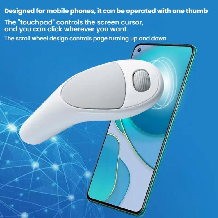 CMS01 USB Rechargeable Mobile Phone Remote Control Mouse Video Bluetooth Wireless Finger Mouse(For Harmony OS + IOS) - Phone Remote Control by buy2fix | Online Shopping UK | buy2fix