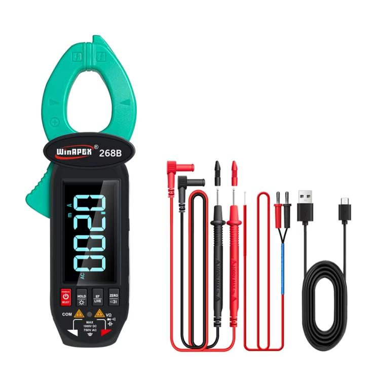 WINAPEX Clamp Meter High-precision AC / DC Voltage and Current Meter(268B) - Digital Multimeter by WINAPEX | Online Shopping UK | buy2fix