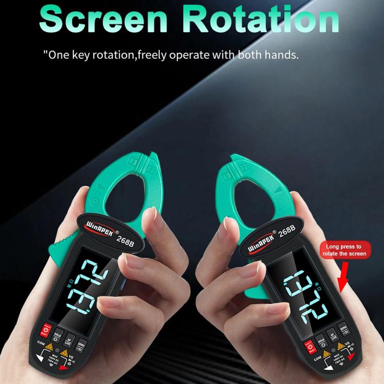 WINAPEX Clamp Meter High-precision AC / DC Voltage and Current Meter(268B) - Digital Multimeter by WINAPEX | Online Shopping UK | buy2fix